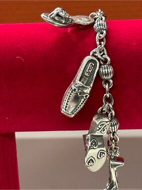 Brighton shoe charm bracelet